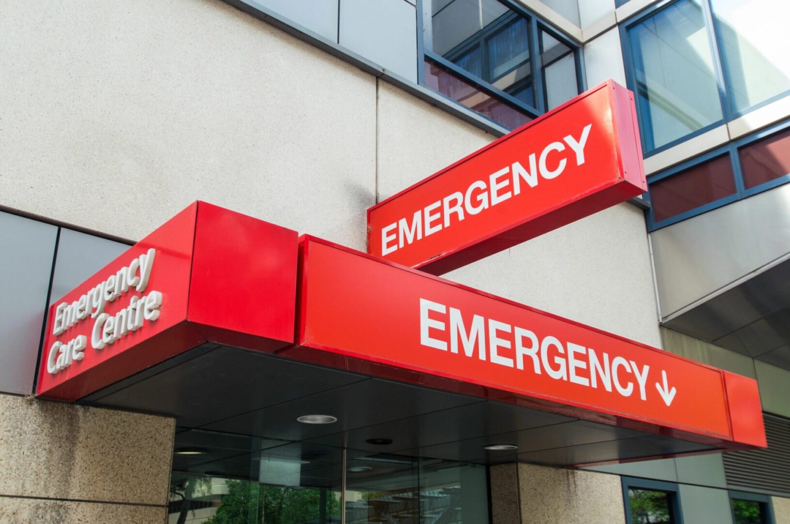 Emergency room entrance